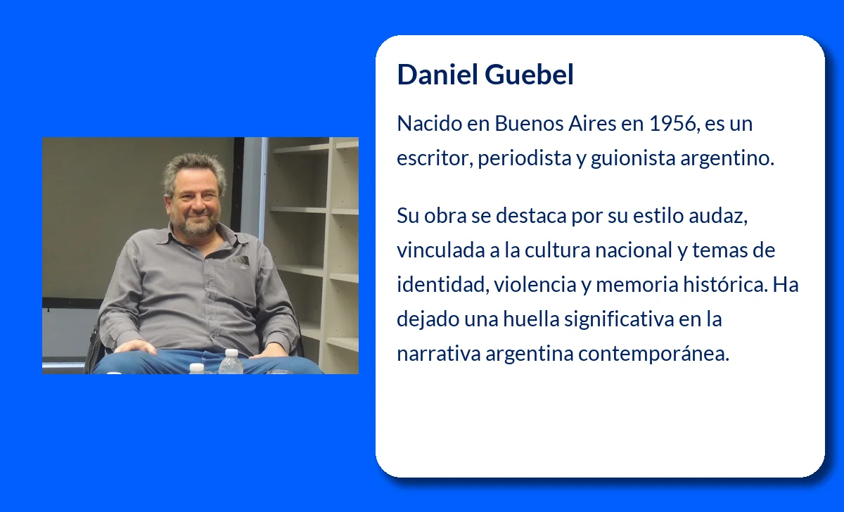 Daniel Guebel (1956-VVVV). El cronista de la imaginación literaria argentina