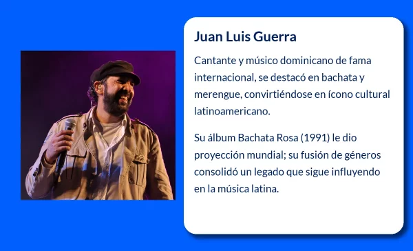 Juan Luis Guerra (1957-VVVV): El Ícono de la Música Dominicana