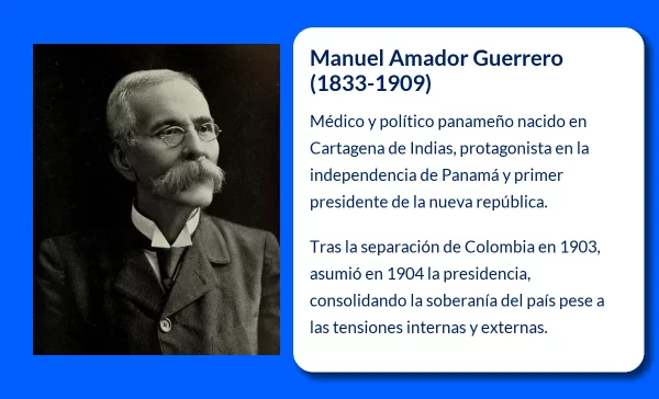 Manuel Amador Guerrero (1833-1909): El primer presidente de la República de Panamá