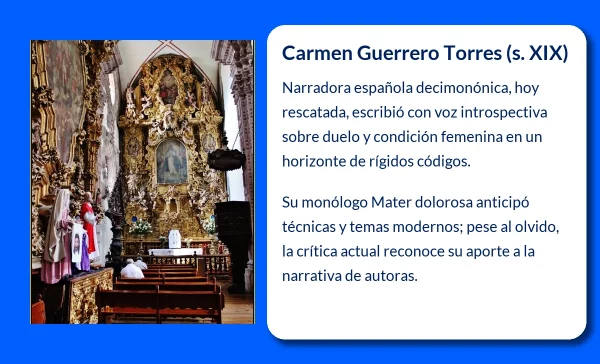 Carmen Guerrero Torres (s. XIX): La escritora olvidada del siglo XIX