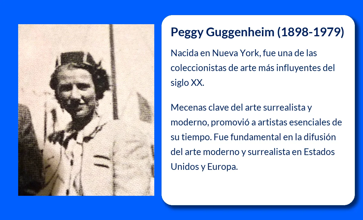 Peggy Guggenheim (1898-1979): La Gran Dama del Surrealismo que Revolucionó el Arte del Siglo XX