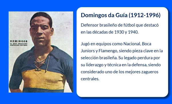 Domingos da Guía (1912-VVVV). El legendario defensor brasileño que marcó época en el fútbol sudamericano