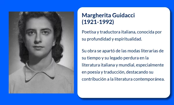 Margherita Guidacci (1921-1992). La poetisa italiana que desafió las modas literarias