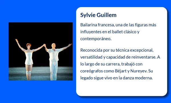 Sylvie Guillem (1965-VVVV). La estrella del ballet que dejó huella en los escenarios internacionales