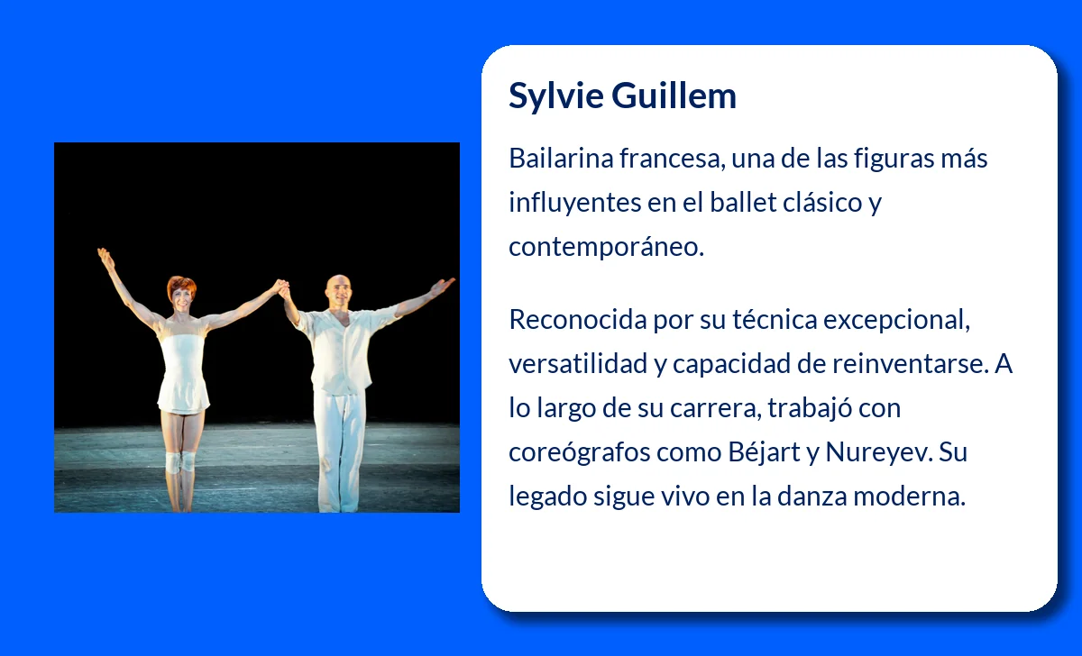 Sylvie Guillem (1965-VVVV). La estrella del ballet que dejó huella en los escenarios internacionales