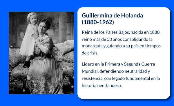 Guillermina de Holanda (1880-1962). La Reina que consolidó el reinado de los Países Bajos