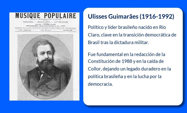 Ulisses Guimarães (1916-1992): Un Líder Fundamental en la Transición Democrática de Brasil