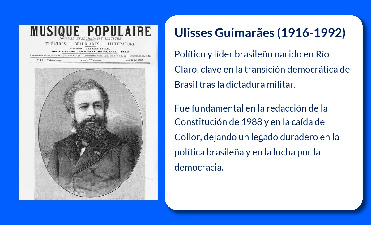 Ulisses Guimarães (1916-1992): Un Líder Fundamental en la Transición Democrática de Brasil