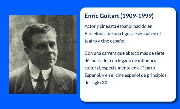 Enric Guitart (1909-1999): El legado de un actor de teatro y cine español