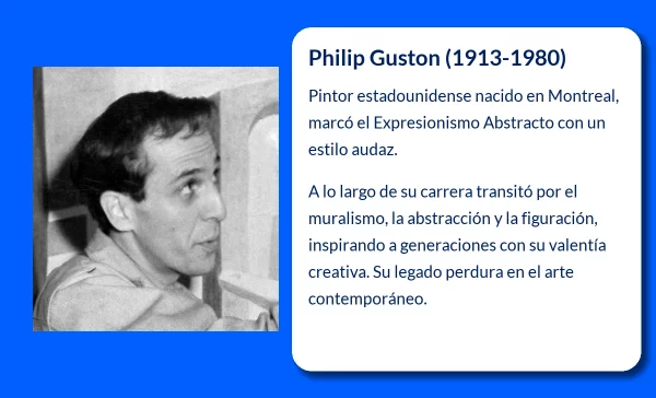 Philip Guston (1913-1980). El pintor del expresionismo abstracto que marcó la pintura americana