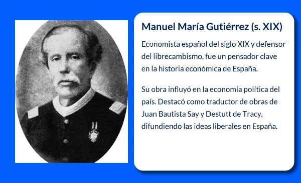 Manuel María Gutiérrez (s. XIX): Un economista español clave en el siglo XIX