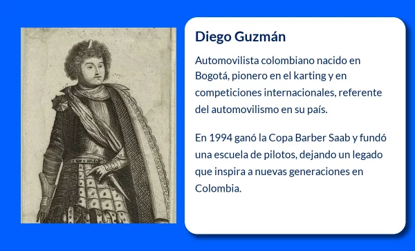 Diego Guzmán (1969-VVVV). El automovilista colombiano que conquistó el automovilismo internacional