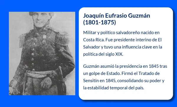 Joaquín Eufrasio Guzmán. El líder político y militar que transformó El Salvador