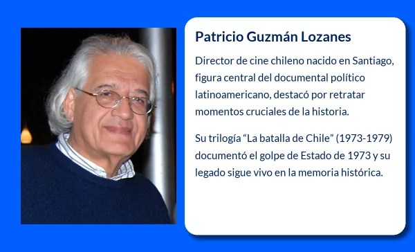 Patricio Guzmán Lozanes (1941-VVVV): El director de cine que capturó la historia de Chile