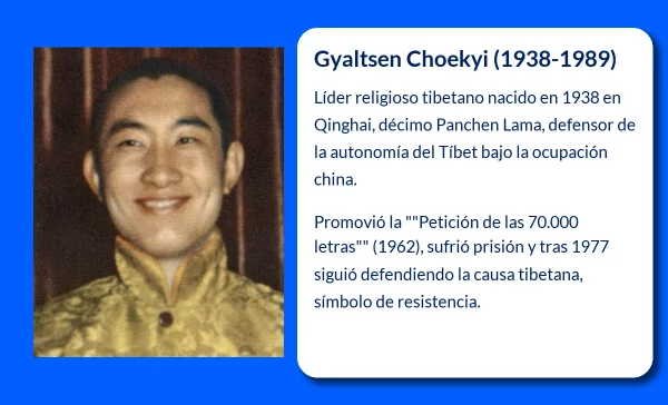 Gyaltsen Choekyi (1938-1989). El líder tibetano que desafió al poder chino