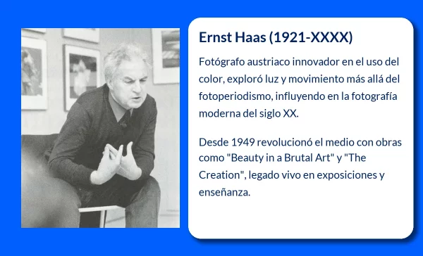 Ernst Haas (1921-VVVV): El fotógrafo que reinventó la percepción del color en la fotografía