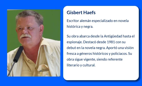 Gisbert Haefs (1950-VVVV). El prolífico escritor alemán y su huella en la novela histórica