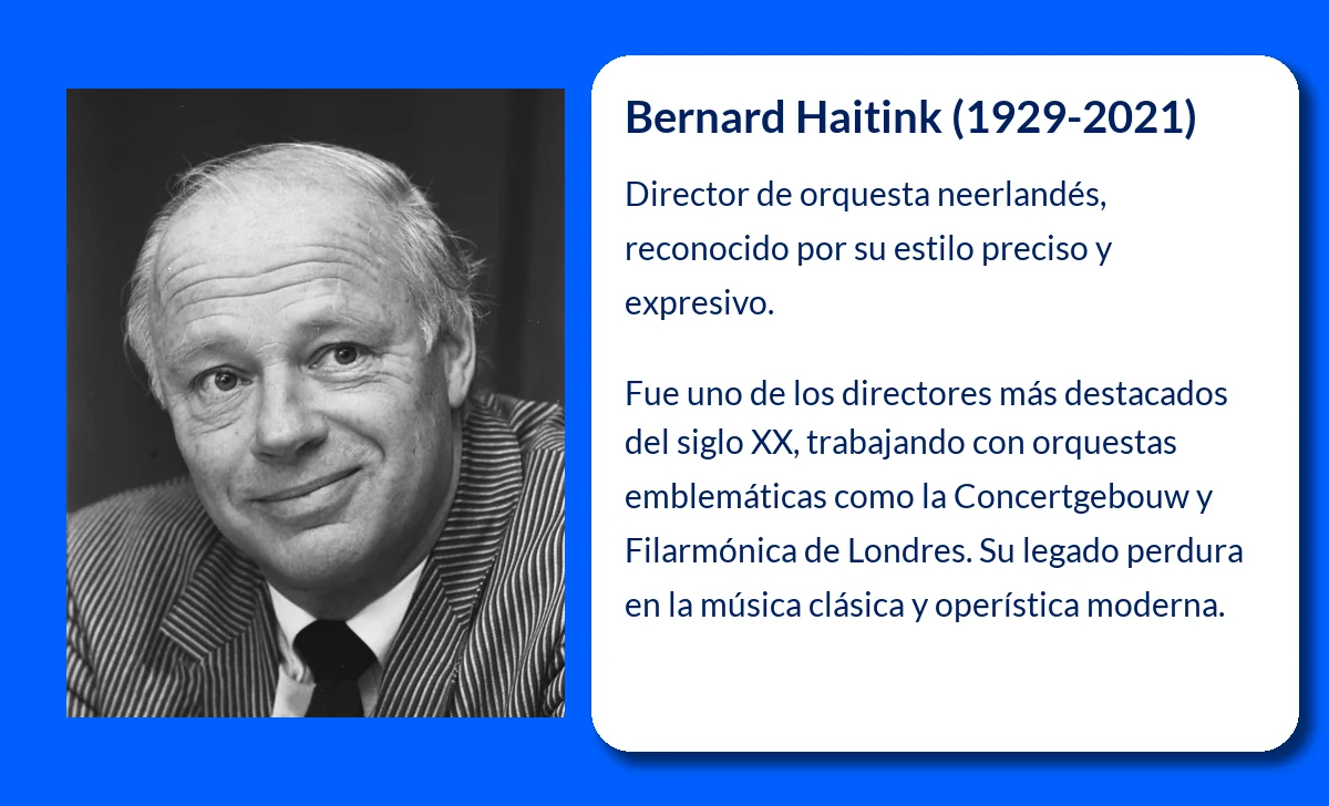 Bernard Haitink (1929-2021): El legado musical de un director legendario