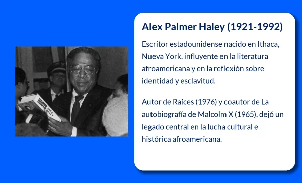 Alex Palmer Haley (1921-1992): El escritor que unió el pasado africano y estadounidense a través de su pluma