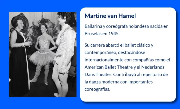 Martine van Hamel (1945-VVVV). La coreógrafa y bailarina que marcó historia en el ballet estadounidense