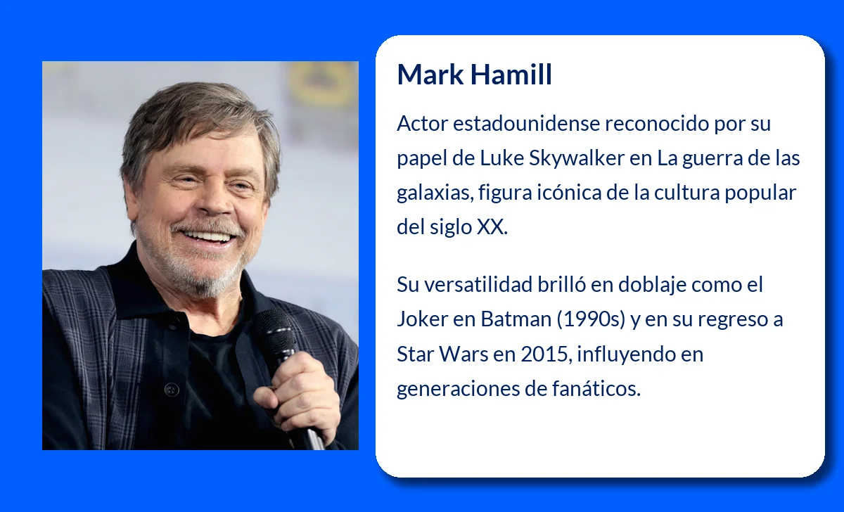 Mark Hamill (1952-VVVV): El Caballero Jedi que Se Convirtió en Ícono de la Cultura Popular