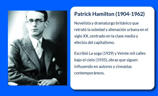 Patrick Hamilton (1904-1962): El escritor que desnudó la soledad urbana y la decadencia humana