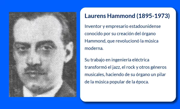 Laurens Hammond (1895-1973): El padre del órgano electrónico y pionero de la ingeniería sonora