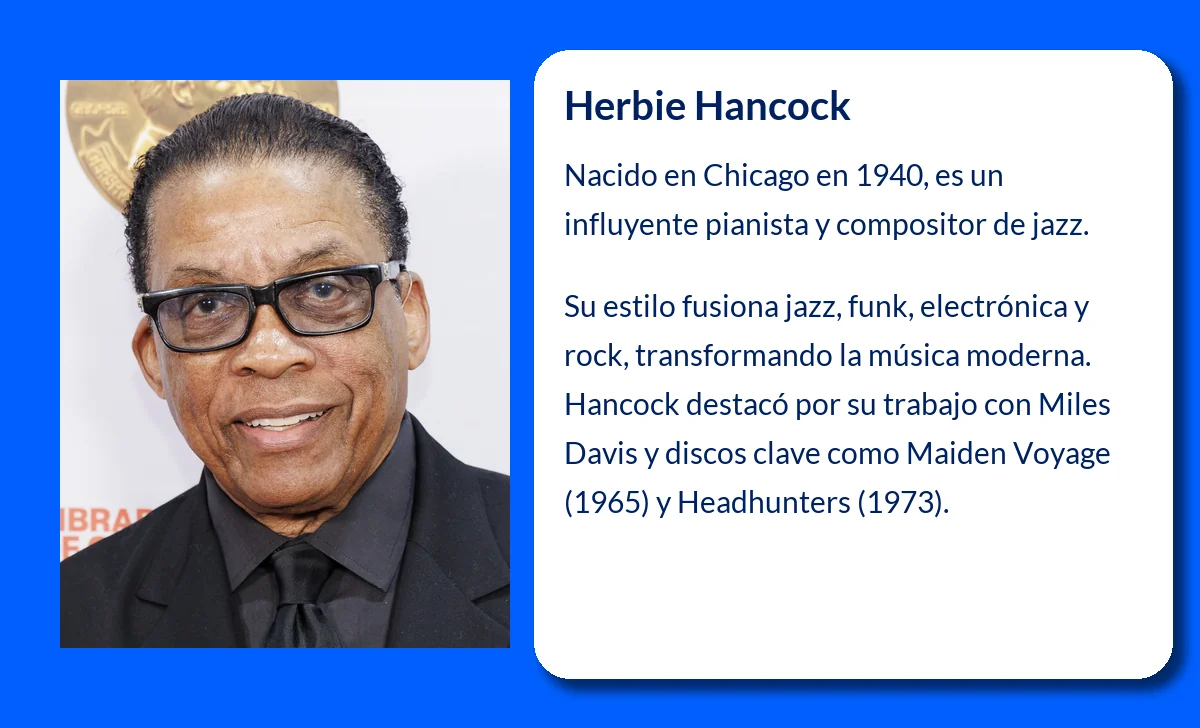 Herbie Hancock (1940-VVVV): El Teclista de Jazz que Revolucionó la Música Moderna