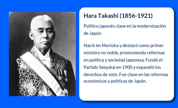 Hara Takashi (1856-1921). El político que transformó Japón hacia la modernidad