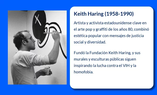 Keith Haring (1958-1990): El icono del graffiti que transformó el arte urbano