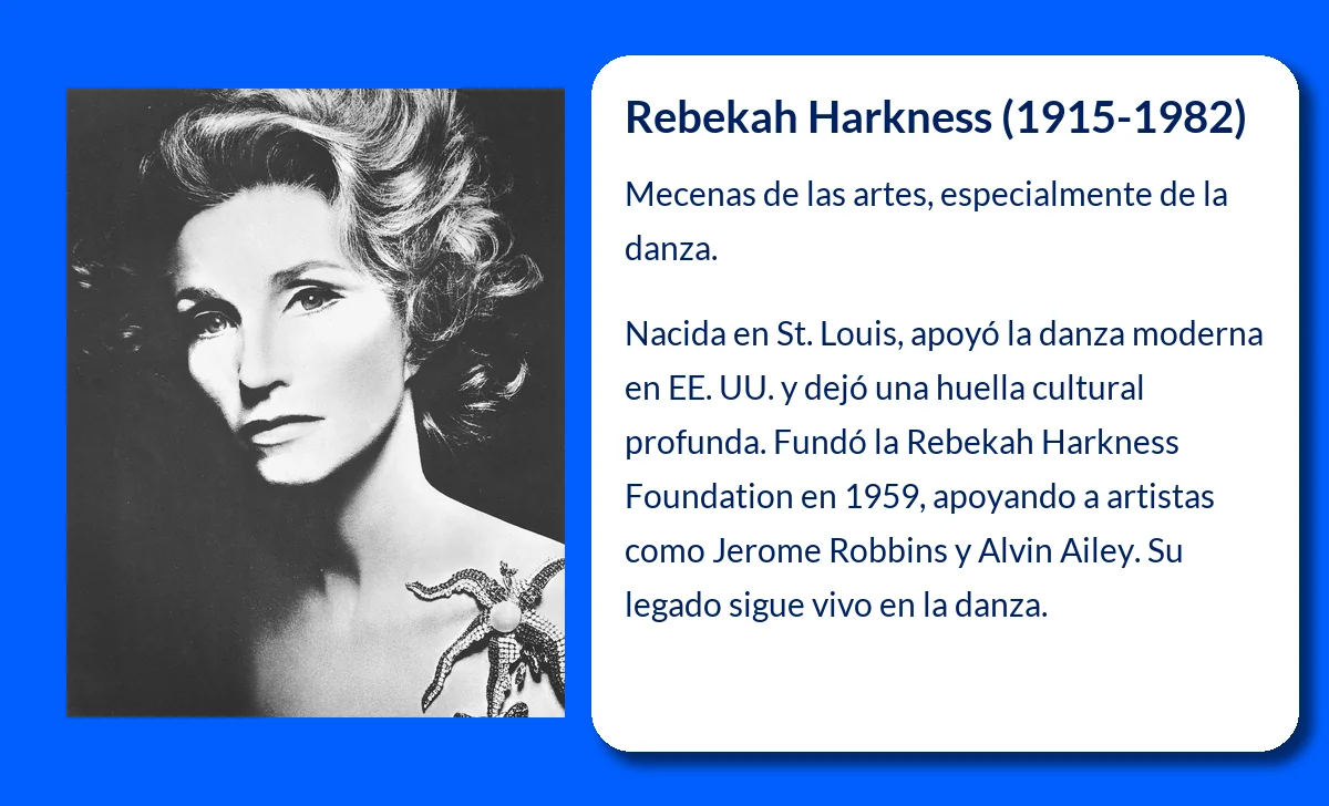 Rebekah Harkness (1915-1982). La mecenas de la danza que transformó la cultura estadounidense