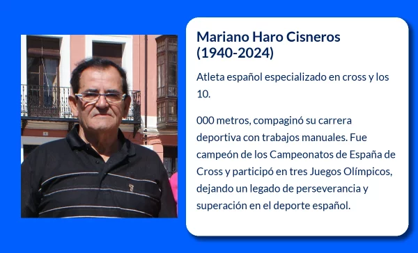 Mariano Haro Cisneros (1940-VVVV): El pionero del atletismo español