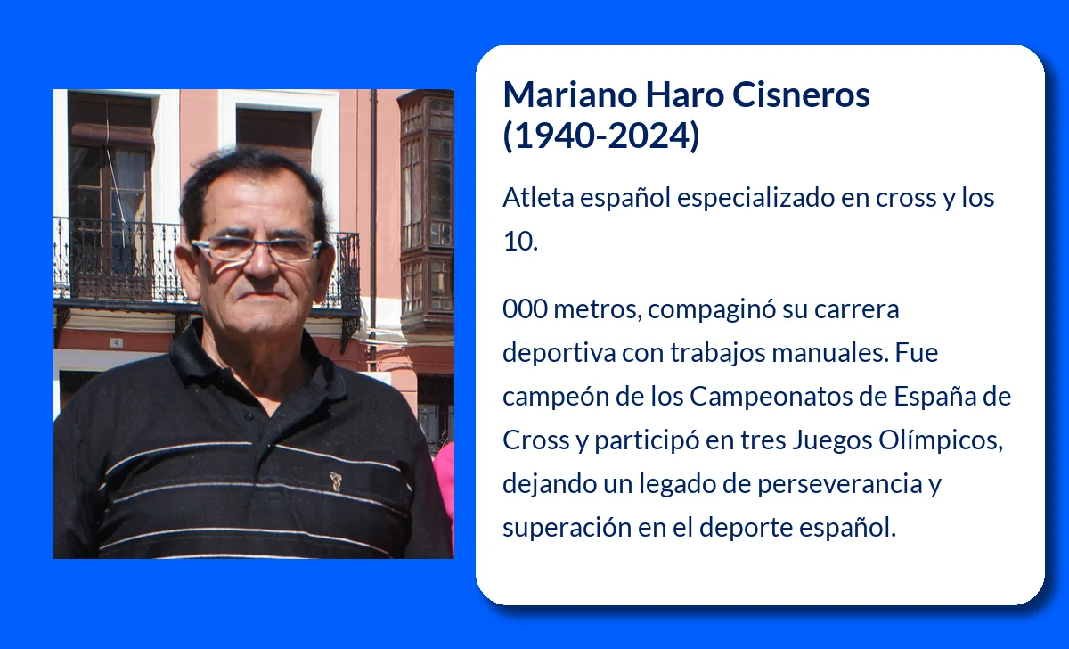 Mariano Haro Cisneros (1940-VVVV): El pionero del atletismo español