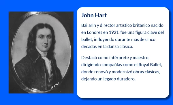 John Hart (1921-VVVV). El destacado bailarín y director artístico inglés que dejó una huella en el ballet mundial