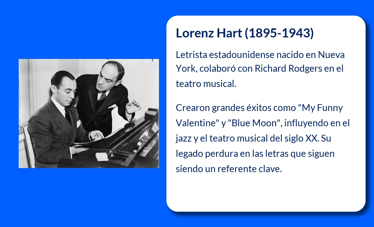 Lorenz Hart (1895-1943): El genio de las letras musicales que dejó una huella imborrable