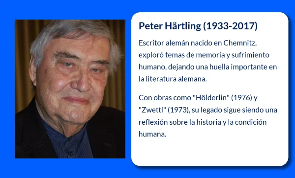 Peter Härtling (1933-2017): Un escritor alemán que plasmó el recuerdo en cada palabra