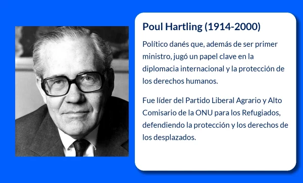 Poul Hartling (1914-2000): El político danés que dejó una huella en la diplomacia internacional