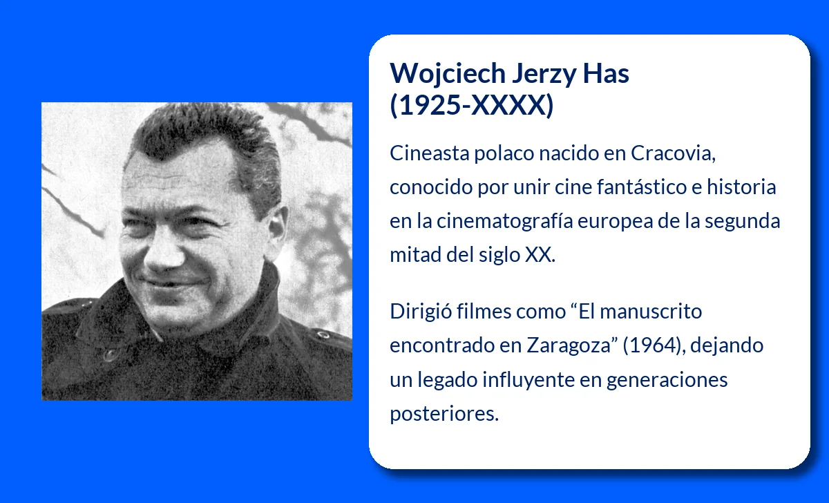 Wojciech Jerzy Has (1925-VVVV): Un cineasta polaco que fusionó la fantasía con la historia