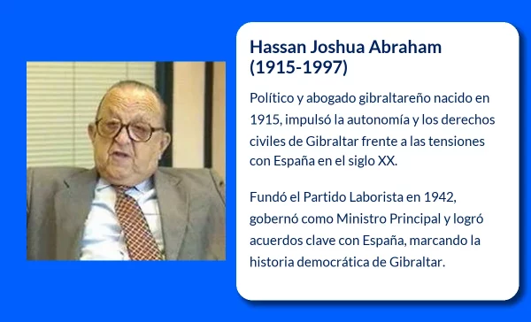Hassan Joshua Abraham (1915-1997): Un líder político y abogado que definió Gibraltar