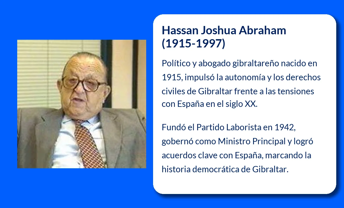 Hassan Joshua Abraham (1915-1997): Un líder político y abogado que definió Gibraltar