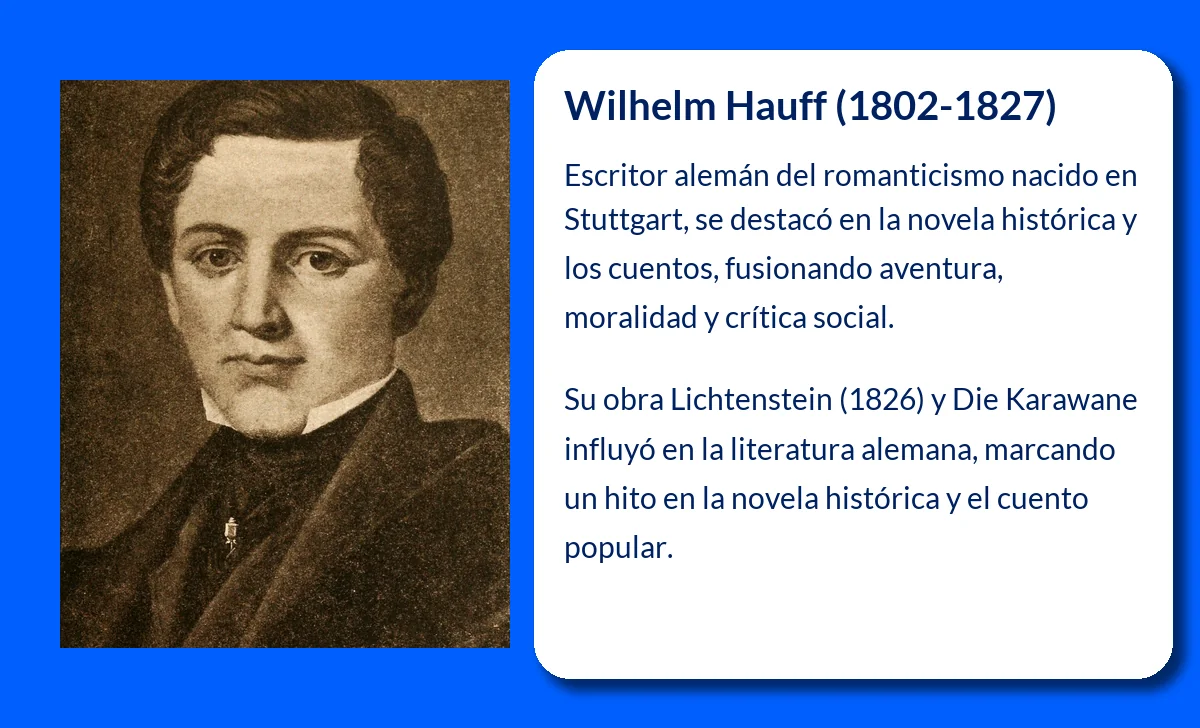 Wilhelm Hauff (1802-1827): El escritor alemán que marcó el romanticismo con sus cuentos y novelas históricas