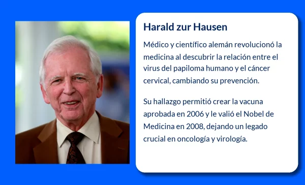 Harald zur Hausen (1936-VVVV): El científico que cambió el rumbo del cáncer cervical