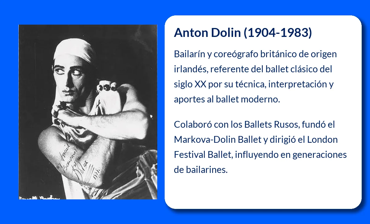 Anton Dolin (1904-1983): El legado del bailarín y coreógrafo británico de origen irlandés