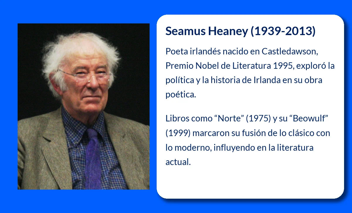 Seamus Heaney (1939-2013). El poeta que convirtió la Irlanda del Norte en poesía