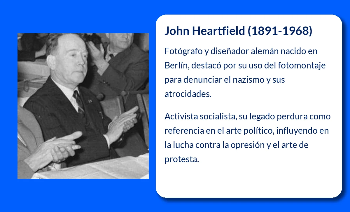 John Heartfield (1891-1968). El visionario del fotomontaje que desafió al nazismo