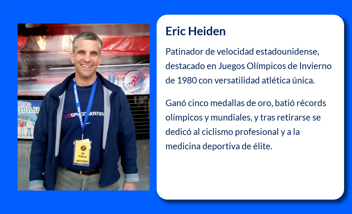 Eric Heiden (1959-VVVV). El prodigio del patinaje de velocidad que revolucionó el deporte invernal