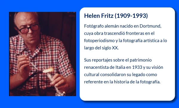 Helen Fritz (1909-1993): El fotógrafo alemán que inmortalizó el mundo