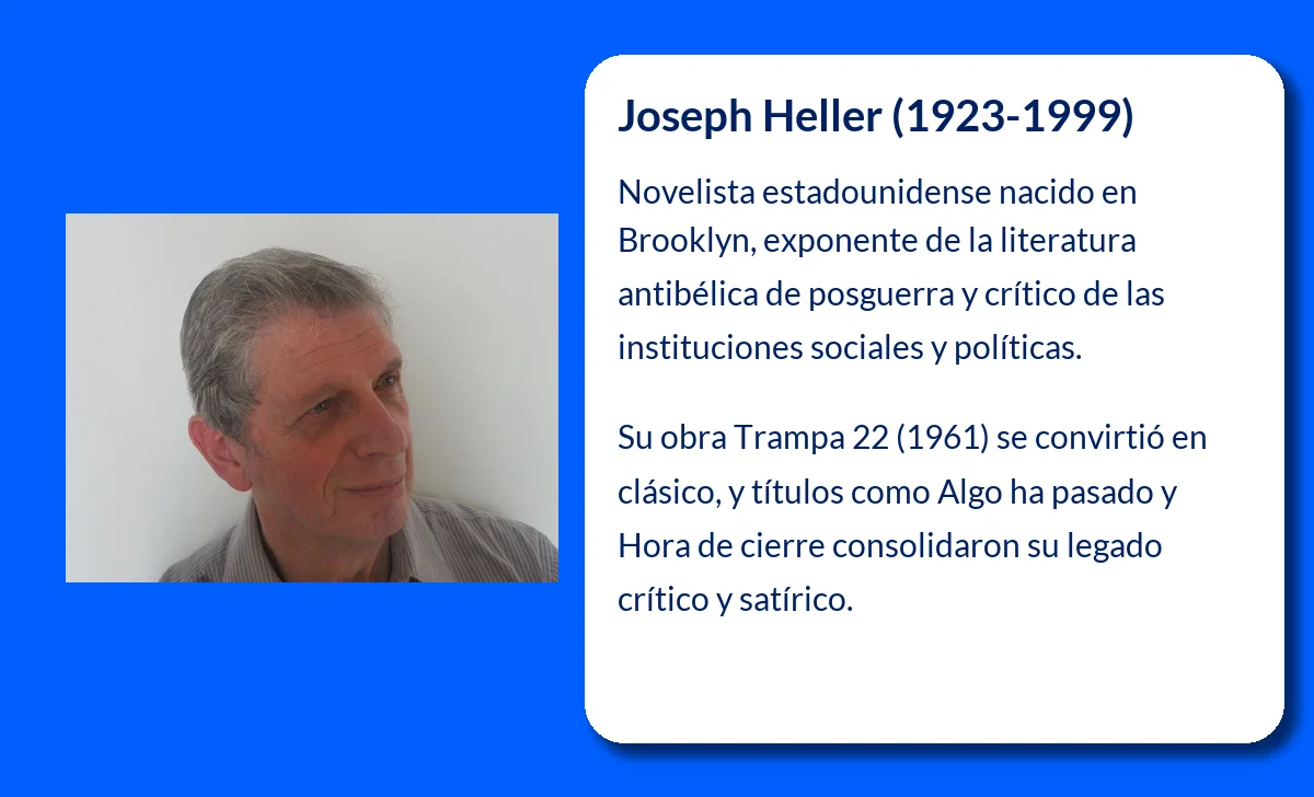 Joseph Heller (1923-1999). El autor de Trampa 22 y su influencia en la literatura estadounidense