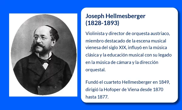 Joseph Hellmesberger (1828-1893): El violinista austríaco que dejó huella en la música clásica