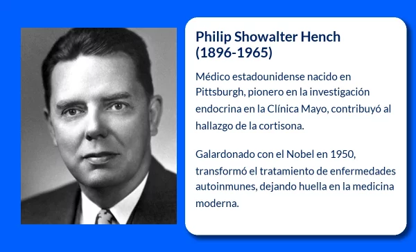 Philip Showalter Hench (1896-1965): El pionero en el descubrimiento de la cortisona y su impacto en la medicina moderna